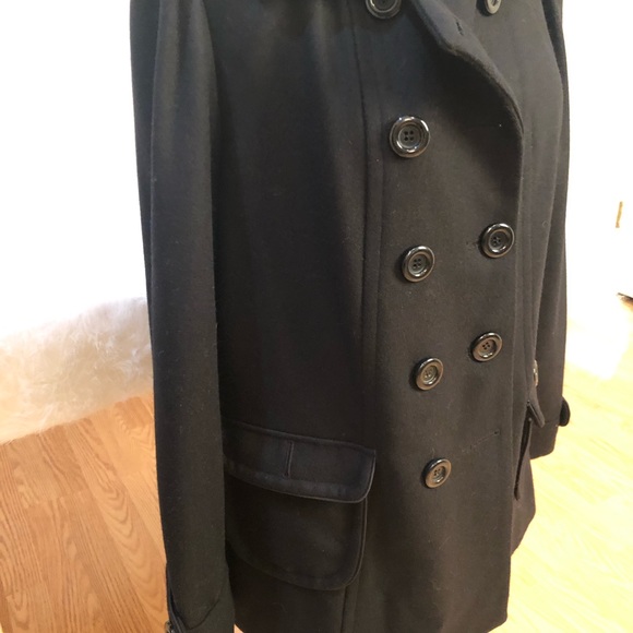 Ladies beautiful double breasted coat satin lined 2 pockets for phone new - Picture 2 of 16
